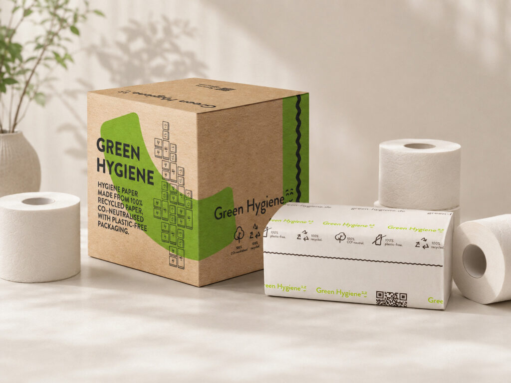 Green Hygiene Rolf Toilettenpapier 2-lagig
