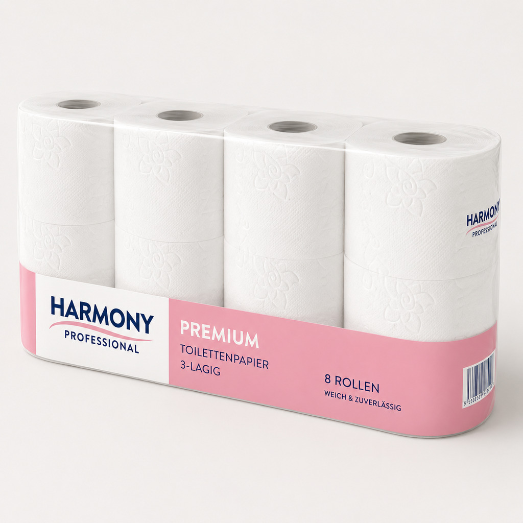 Harmony Recycling Toilettenpapier 2-lagig 250 Blatt