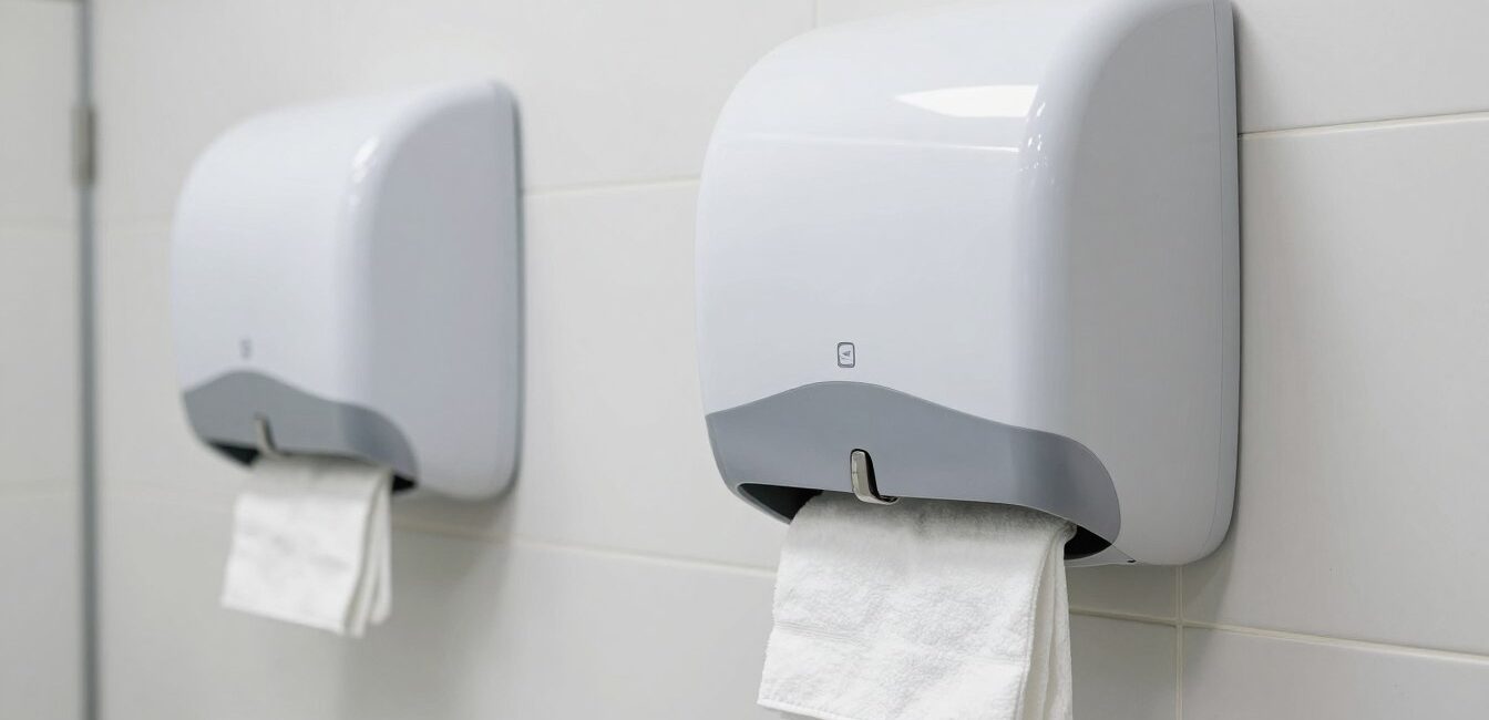 für Betriebe – Hygienische Papierhandtücher für professionelle Sanitärräume