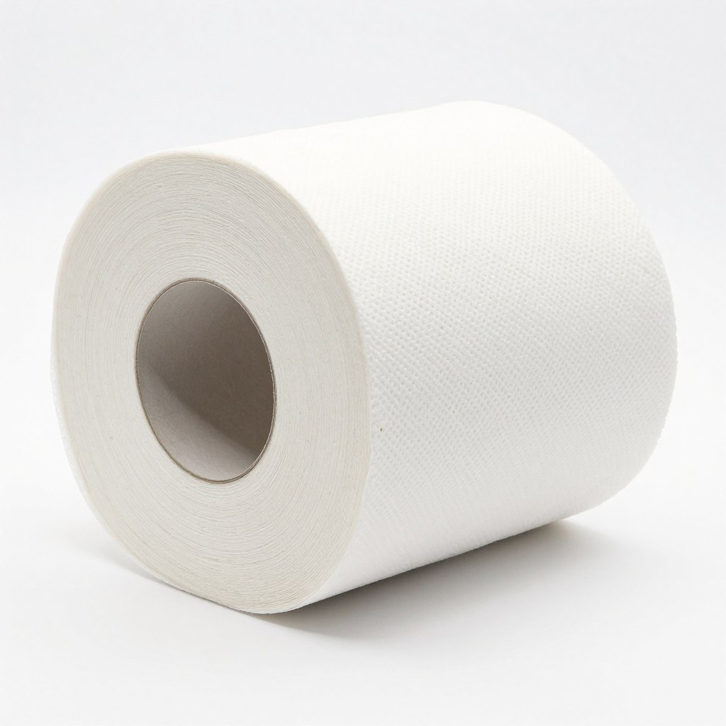 Perforiertes Jumbo Toilettenpapier 2-lagig Recycling