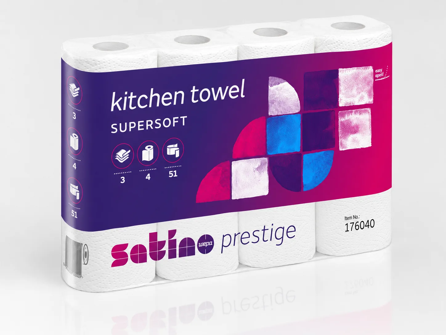 Satino Prestige Küchenrollen aus Zellstoff für professionelle Küchen