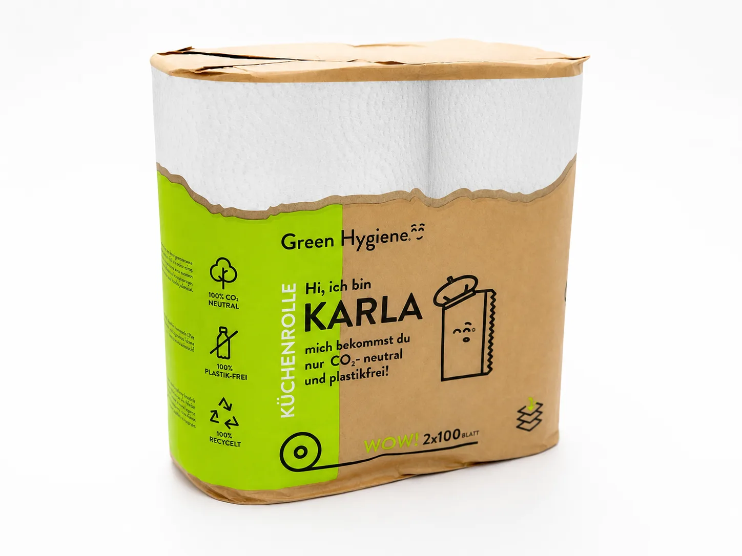 Green Hygiene Karla Recycling-Küchenrollen für nachhaltige Betriebe