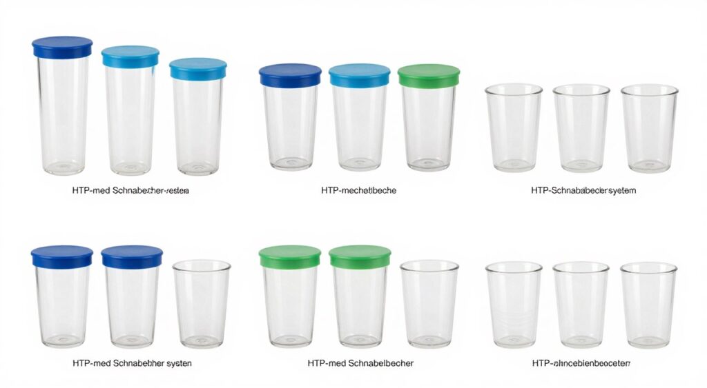 Komplettes HTP-med Schnabelbecher-System Übersicht