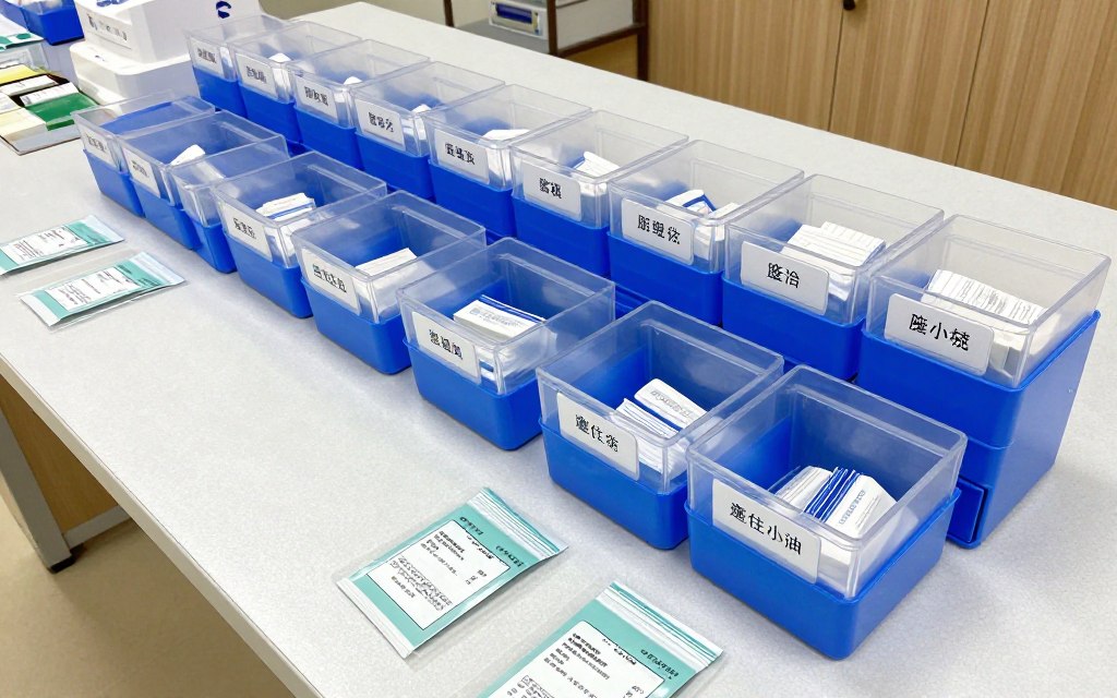 Medikamenten-Wochendispenser für Pflegeheim organisiert
