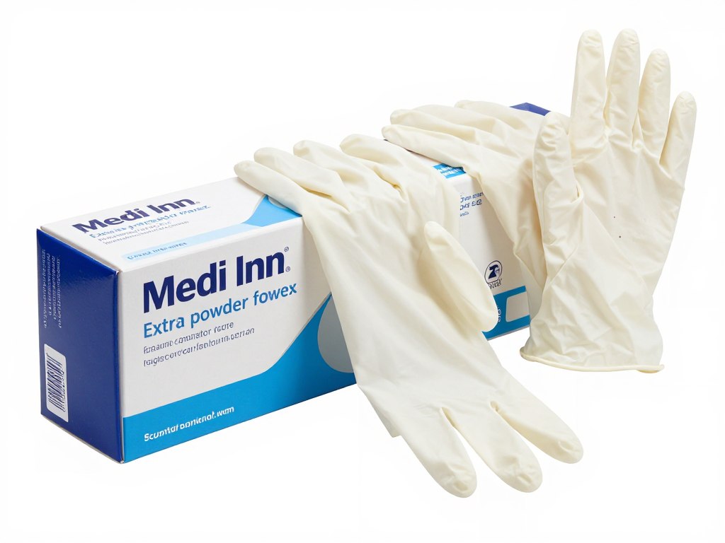 Nitril-Handschuhe Medi Inn Extra puderfrei