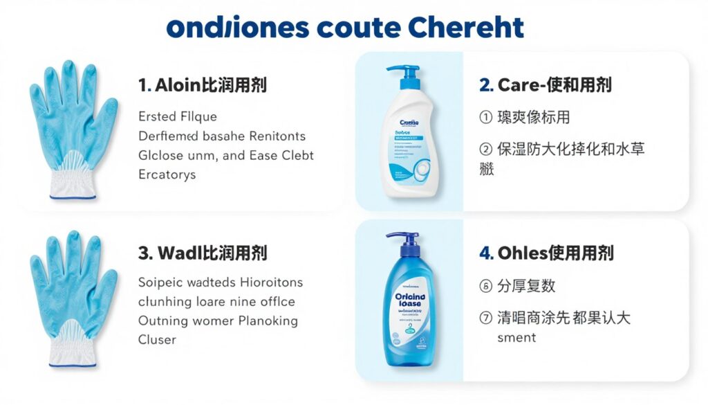 Produktvergleich Waschhandschuhe Pflege Tabelle