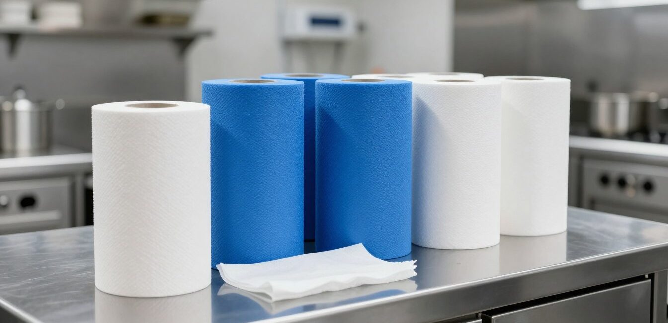 Küchenrollen, Küchenpapier und Putzrollen für Betriebe im Vergleich