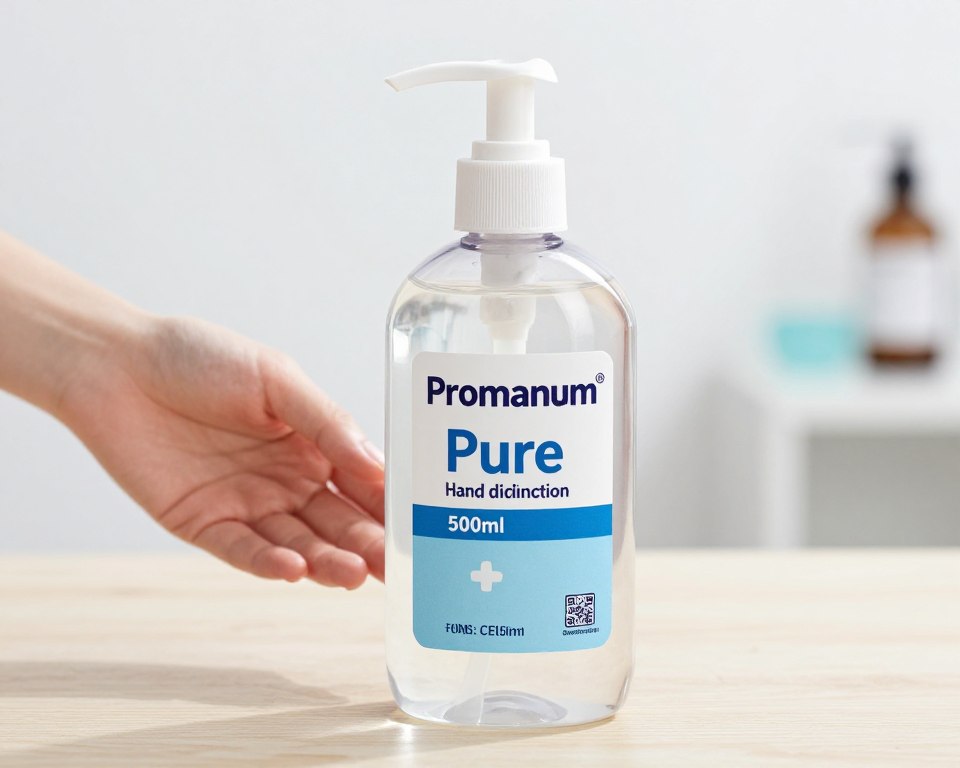 Promanum Pure Händedesinfektion 500ml für Gesundheitseinrichtungen
