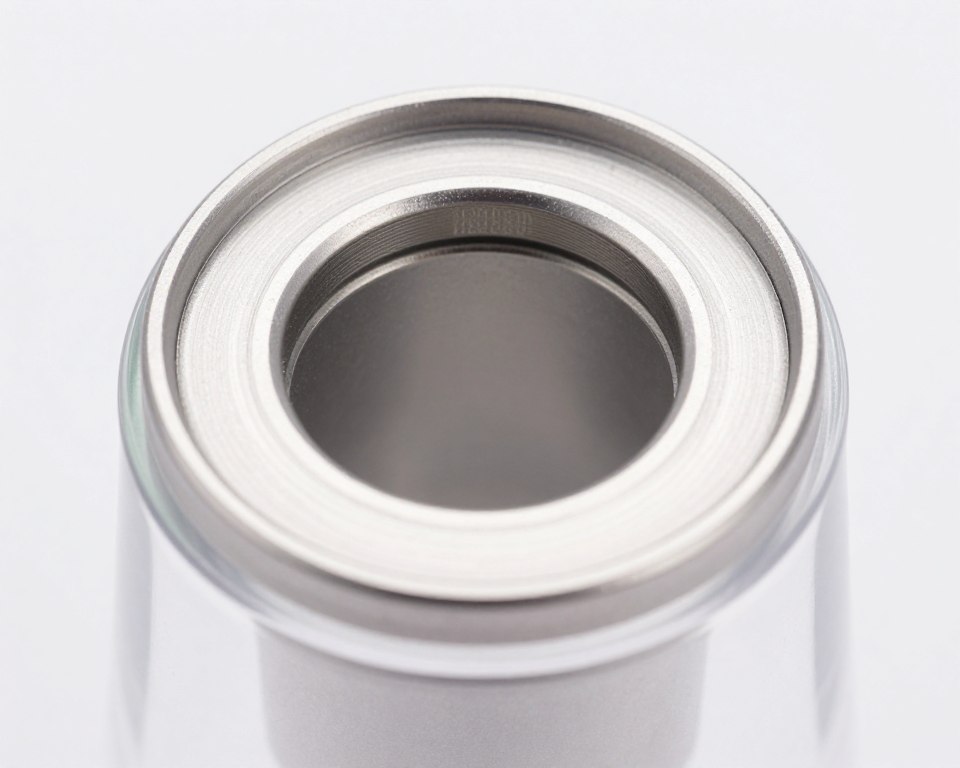 Schnabelbecher Oberteil 12x10mm transparent Detailansicht der Öffnung