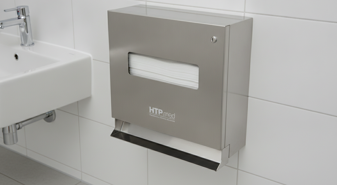 Handtuchspender für Betriebe: passende Systeme für Papierhandtücher, Falthandtücher und Handtuchrollen