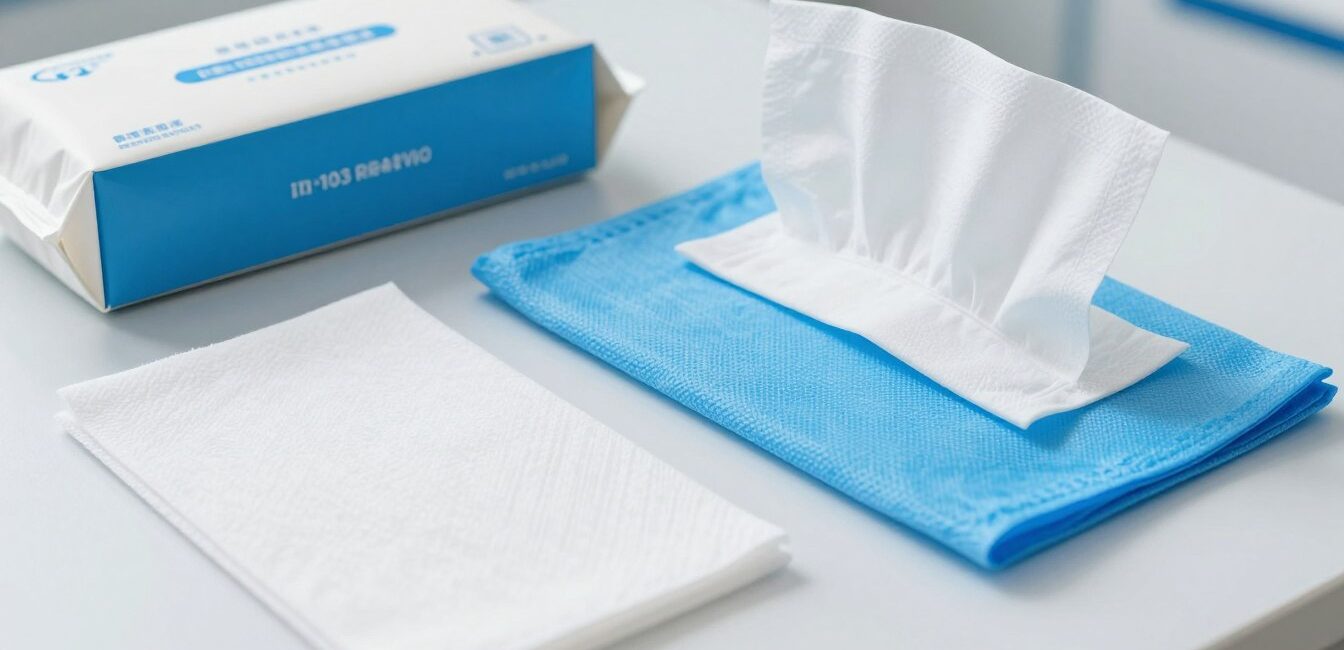 Vliesstoff, Airlaid- und Viskosetücher für Hygiene und Reinigung im Vergleich