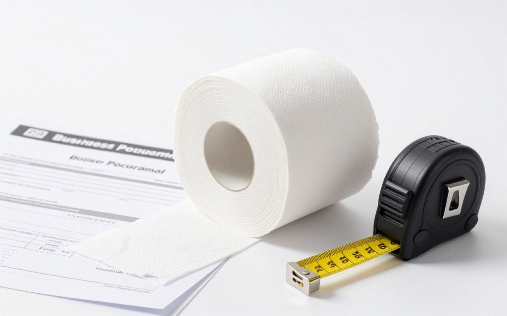 Typische Prüfunterlagen beim Einkauf von Toilettenpapier für Betriebe