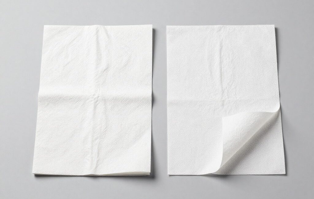 Papierhandtücher C-Falz, V-Falz, Z-Falz und W-Falz im Vergleich