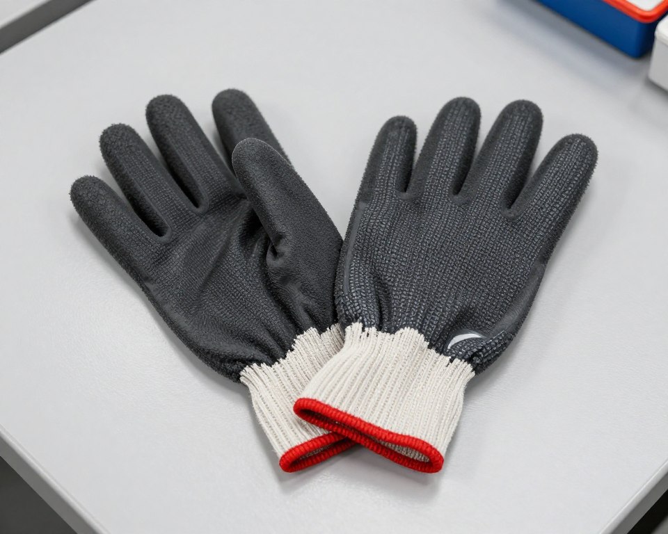 Nitrilschaum Feinstrickhandschuh von HTP med